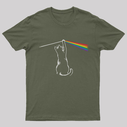 Pink Floyd Funny Cat Geek T-Shirt