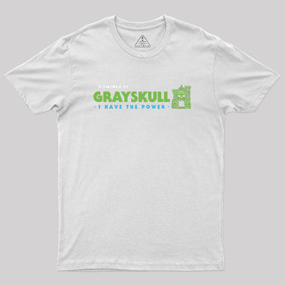 Powered By Grayskull Geek T-Shirt