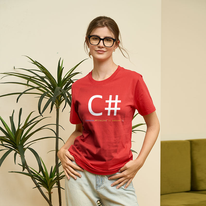 C# is awesome - Computer Programming Geek T-Shirt