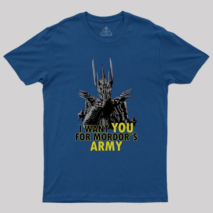 MordorÂ´s Army Geek T-Shirt