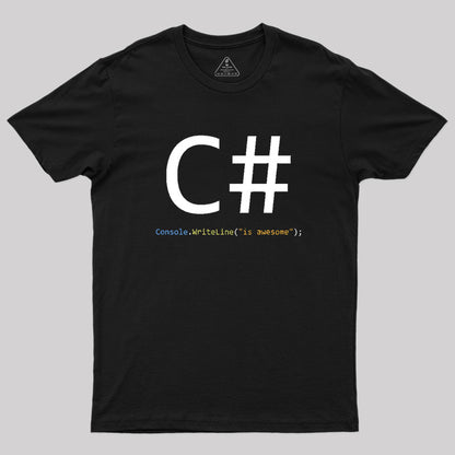 C# is awesome - Computer Programming Geek T-Shirt