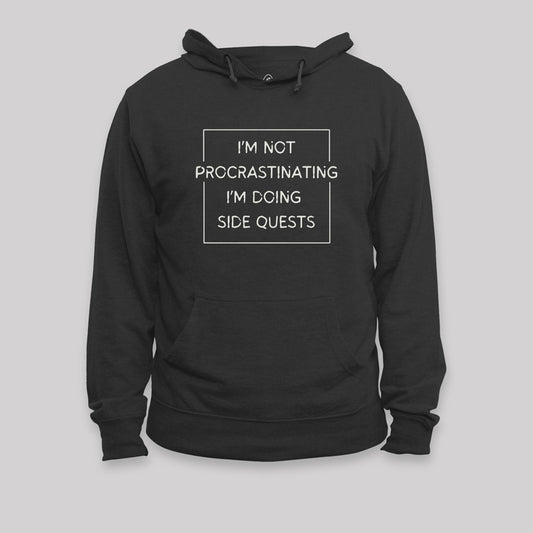 Nerd Humor Not Procrastinating Hoodie