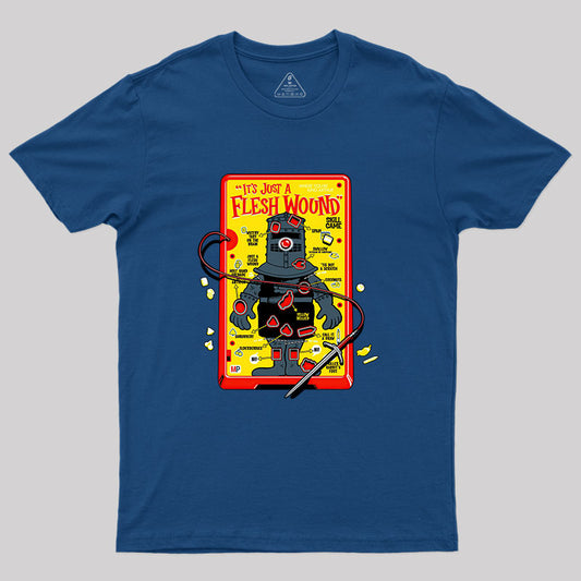 Flesh Wound Skill Game Geek T-Shirt