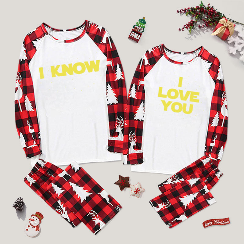 I Love You I Know Couple Pajama Sets