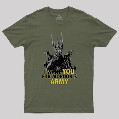 MordorÂ´s Army Geek T-Shirt