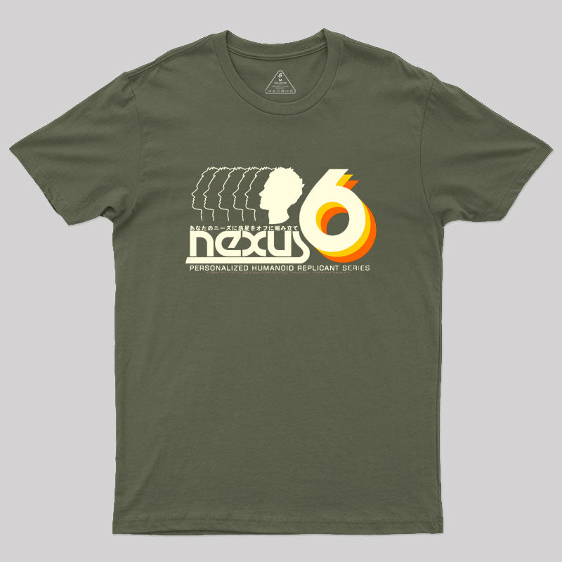 Nexus 6 Retro Geek T-Shirt