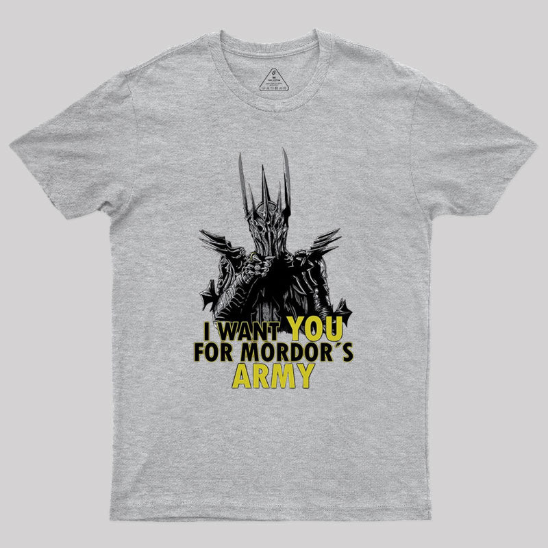 MordorÂ´s Army Geek T-Shirt