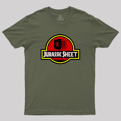 Jurassic Sheet Geek T-Shirt