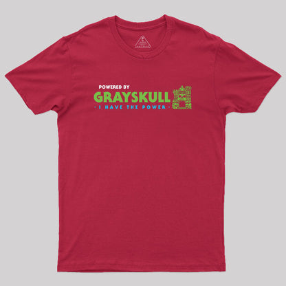 Powered By Grayskull Geek T-Shirt