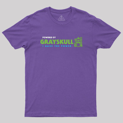 Powered By Grayskull Geek T-Shirt