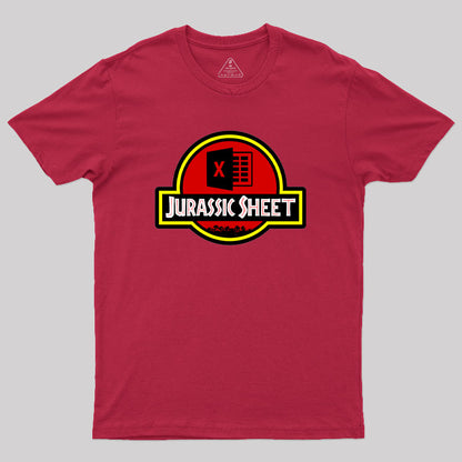 Jurassic Sheet Geek T-Shirt