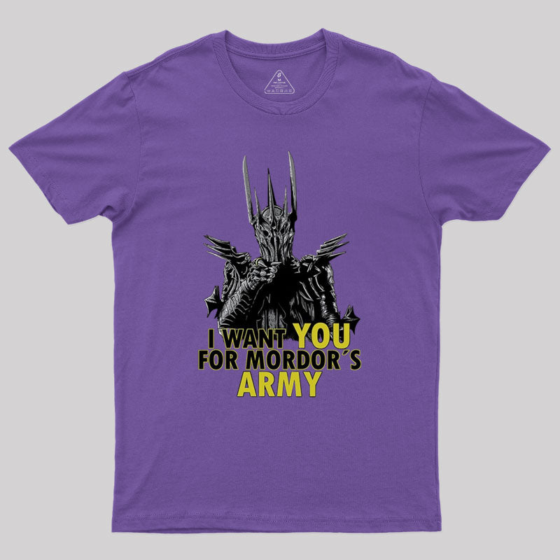 MordorÂ´s Army Geek T-Shirt