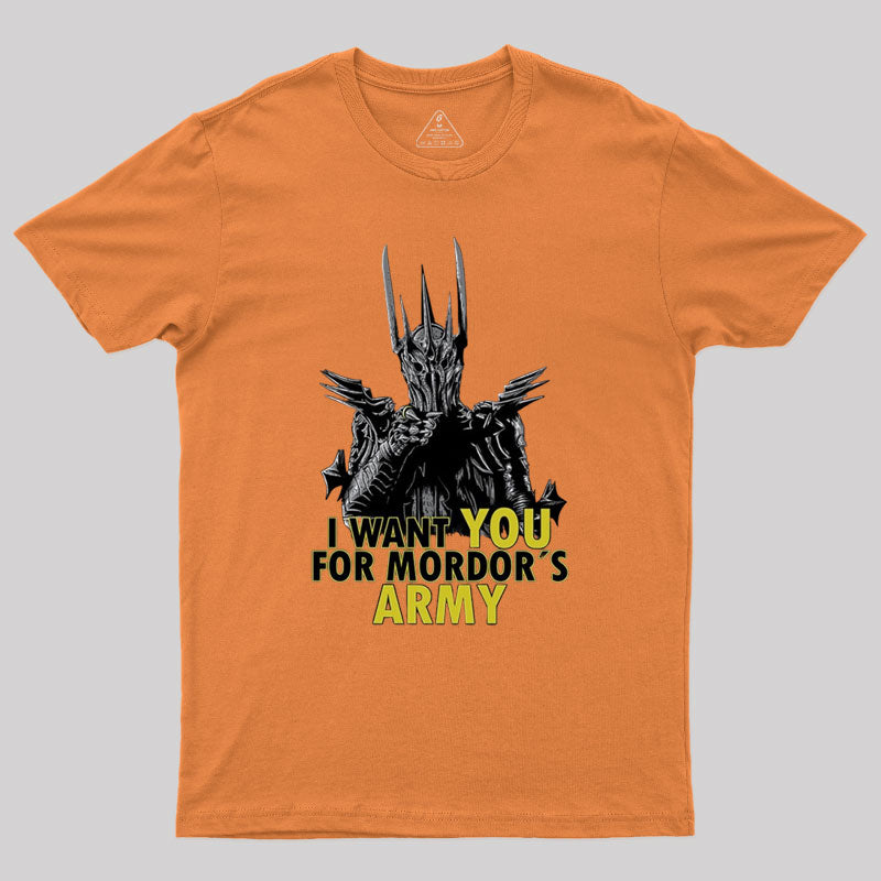 MordorÂ´s Army Geek T-Shirt