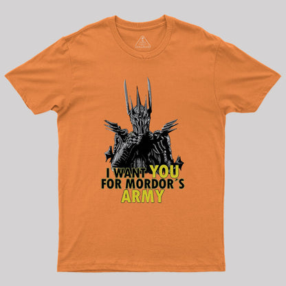 MordorÂ´s Army Geek T-Shirt