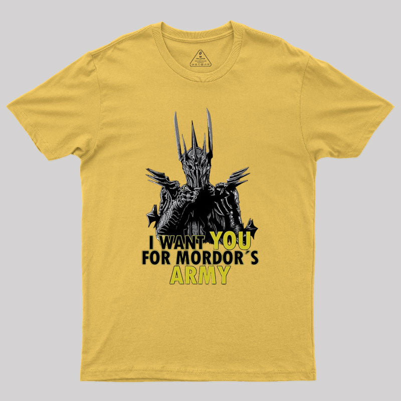 MordorÂ´s Army Geek T-Shirt