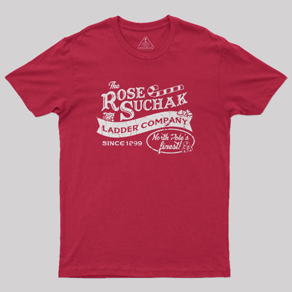 The Rose Suchak Ladder Company Christmas Geek T-Shirt