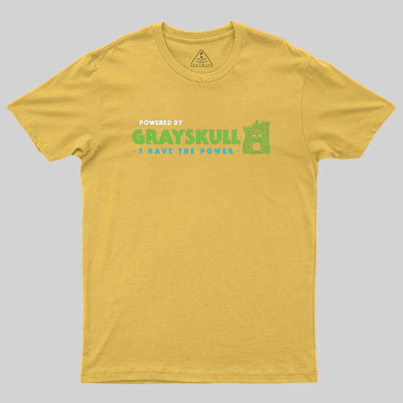 Powered By Grayskull Geek T-Shirt