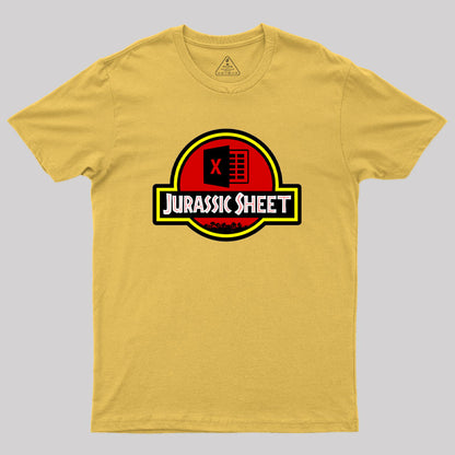 Jurassic Sheet Geek T-Shirt