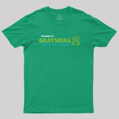 Powered By Grayskull Geek T-Shirt