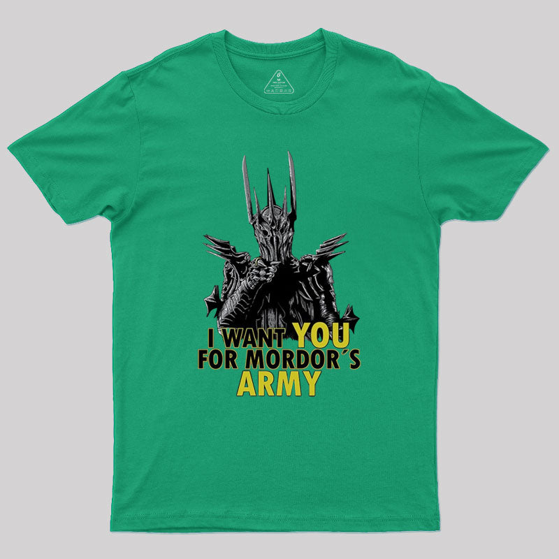 MordorÂ´s Army Geek T-Shirt