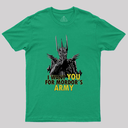 MordorÂ´s Army Geek T-Shirt