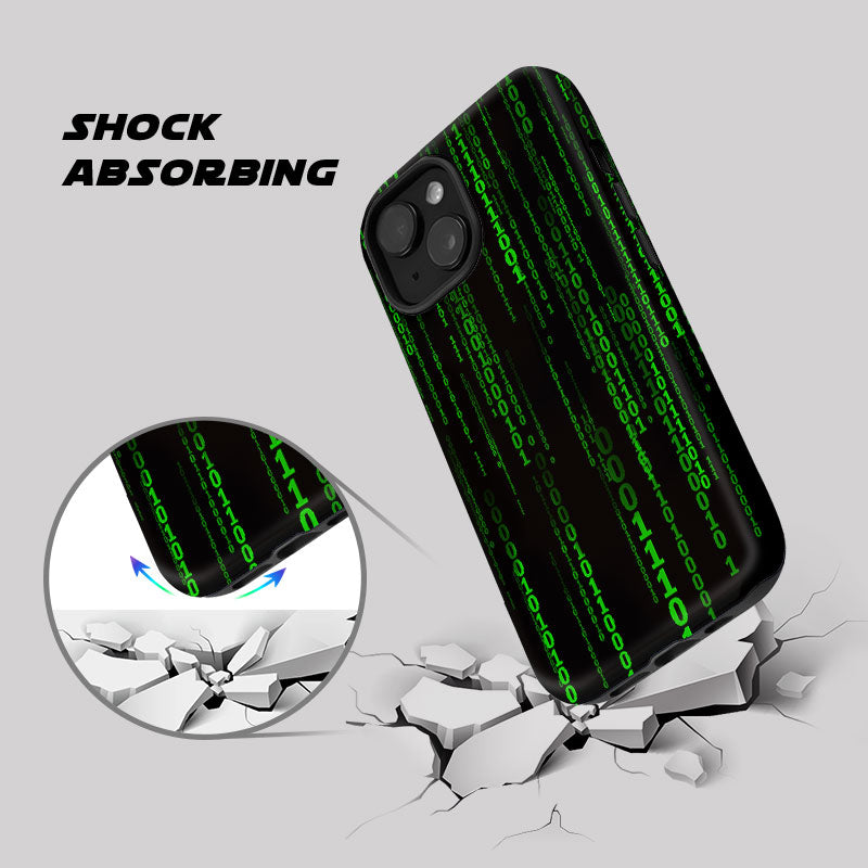 The Matrix Black Green Design Art Geek Phone Case