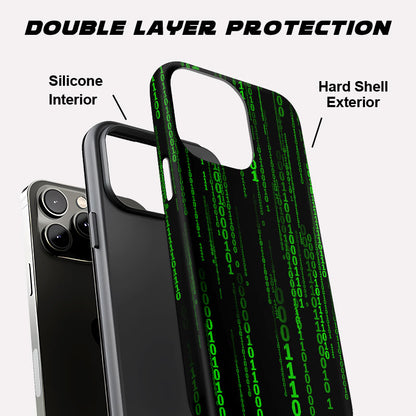 The Matrix Black Green Design Art Geek Phone Case