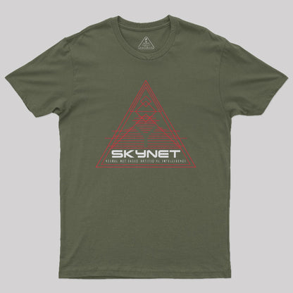 Skynet Red Line Geek T-Shirt