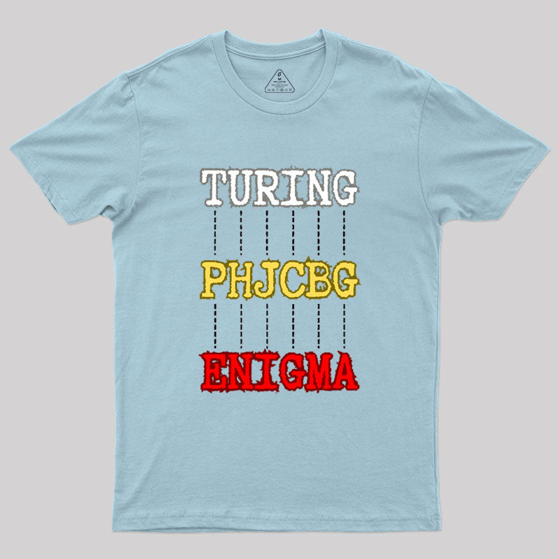 Turing and Enigma Geek T-Shirt