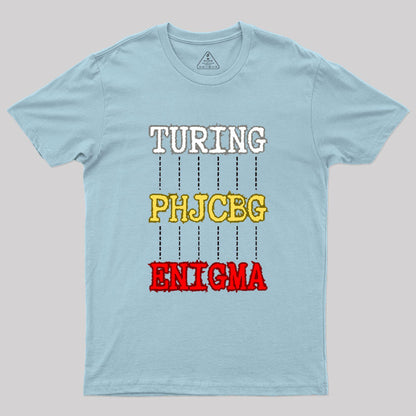 Turing and Enigma Geek T-Shirt