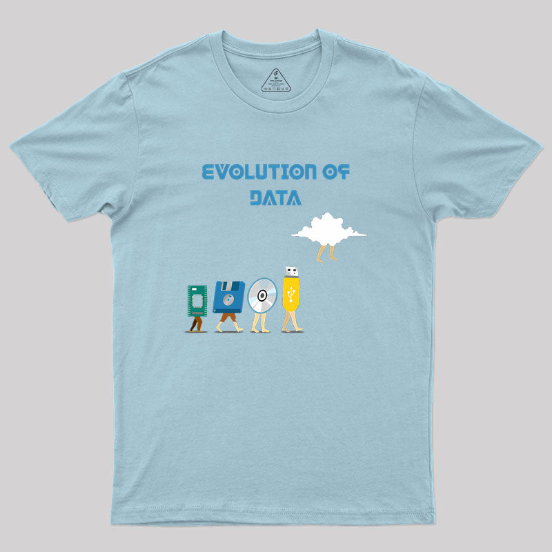 Data Evolution Data Pun Data Scientist Geek T-Shirt