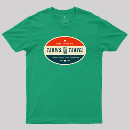 Tardis Travel Geek T-Shirt