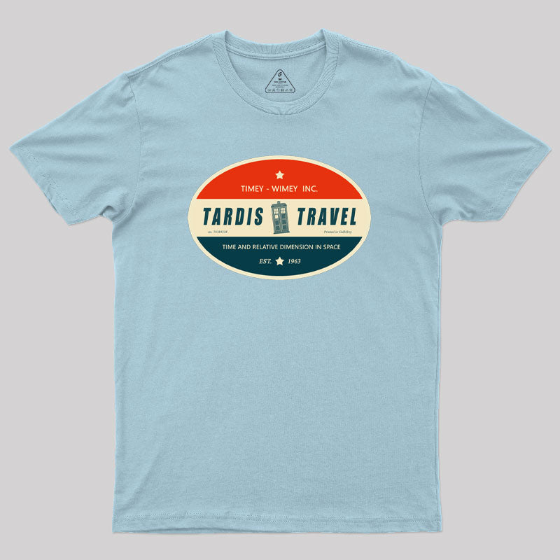 Tardis Travel Geek T-Shirt