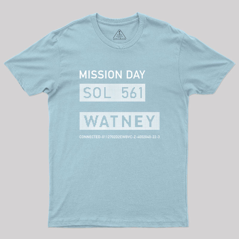 The Martian Watney Emblem Geek T-Shirt