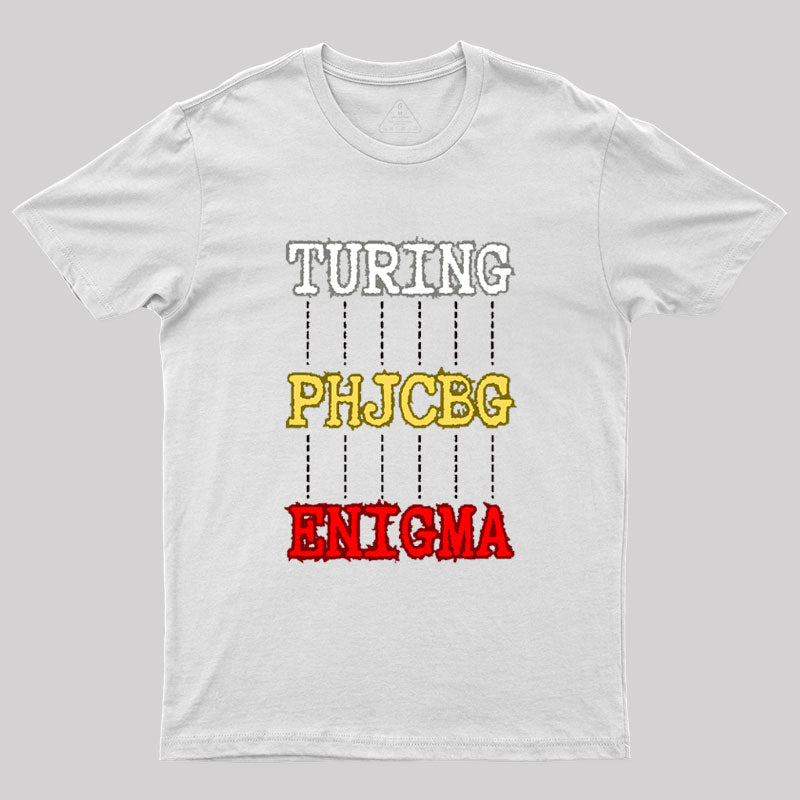 Turing and Enigma Geek T-Shirt