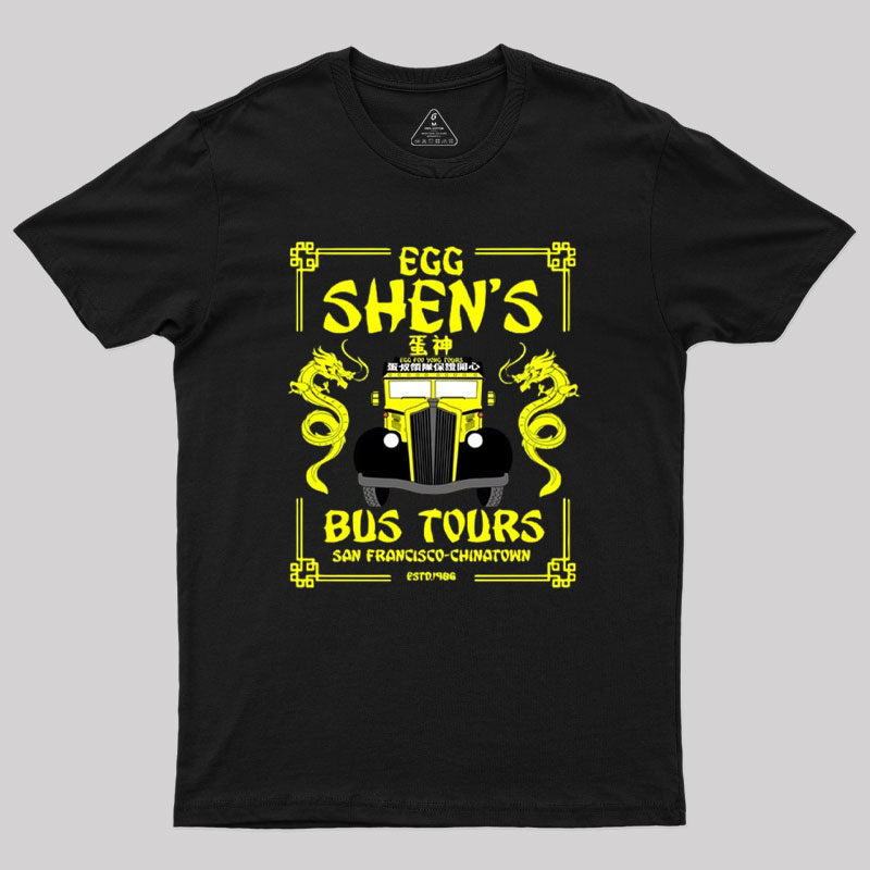 Egg Shen's Bus Tours Geek T-Shirt