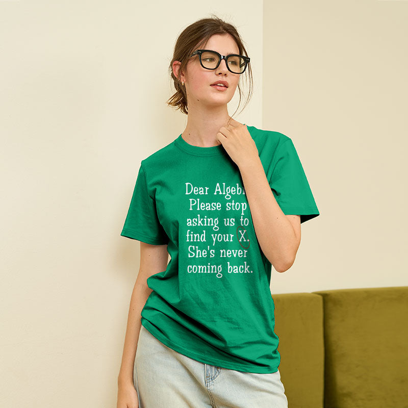 Dear Algebra Geek T-Shirt