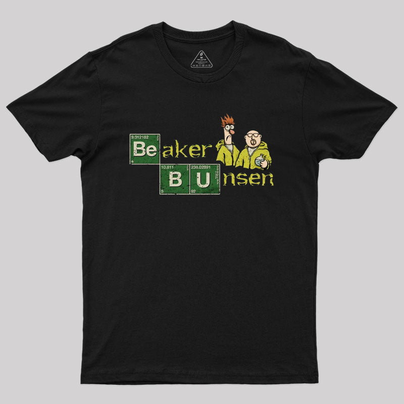 Beaker and Bunsen Breaking Muppets Geek T-Shirt