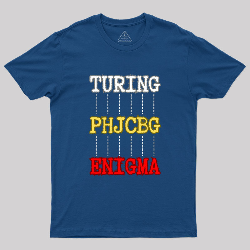 Turing and Enigma Geek T-Shirt