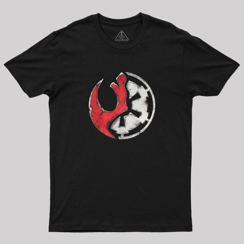 Shattered Rebel Empire Geek T-Shirt