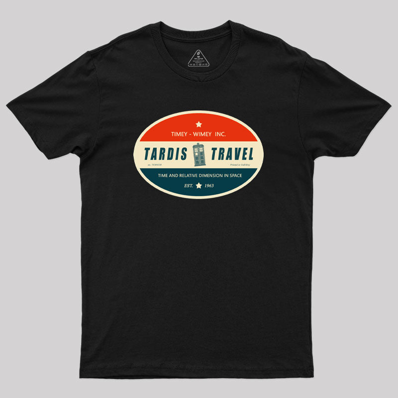 Tardis Travel Geek T-Shirt