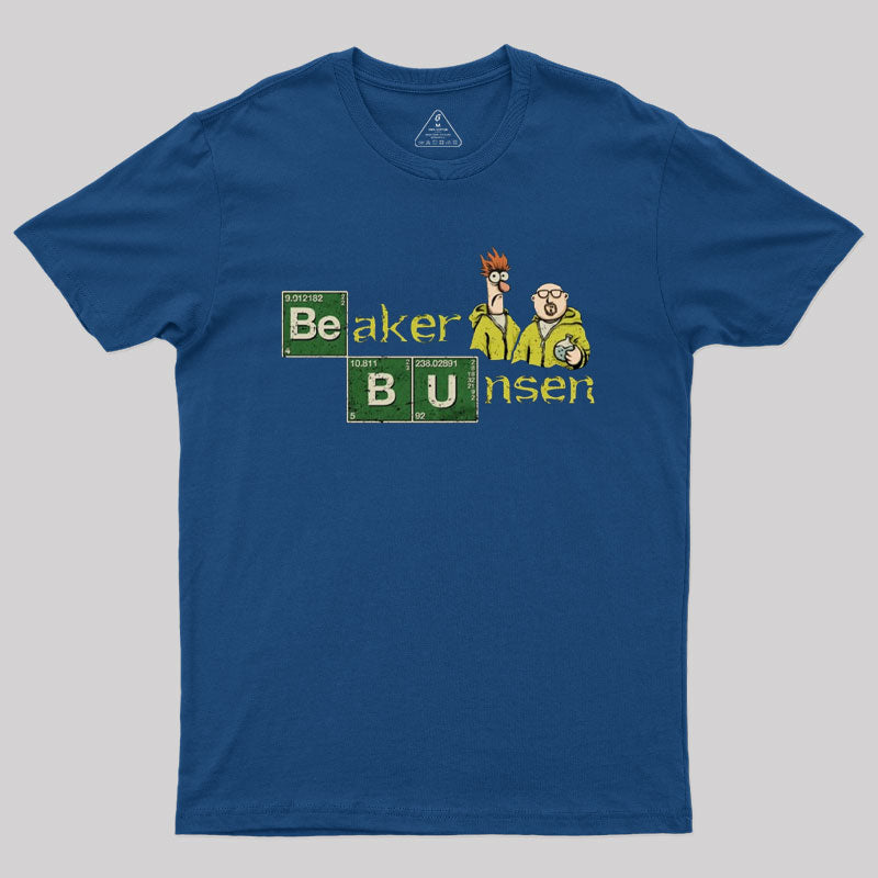 Beaker and Bunsen Breaking Muppets Geek T-Shirt