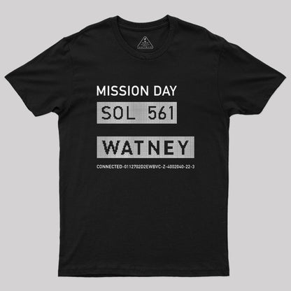 The Martian Watney Emblem Geek T-Shirt