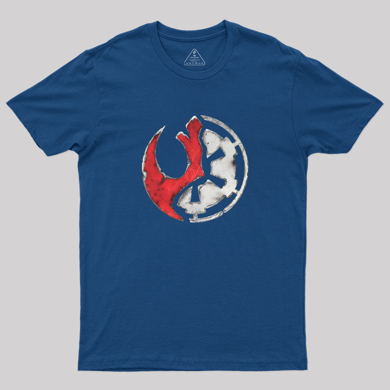 Shattered Rebel Empire Geek T-Shirt