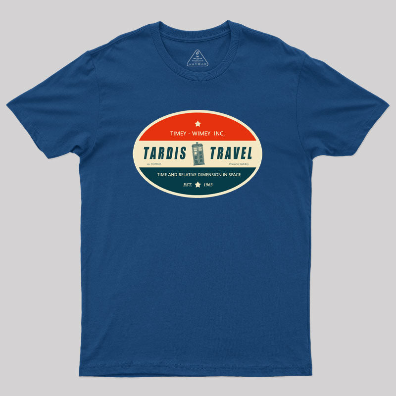 Tardis Travel Geek T-Shirt