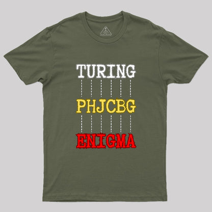 Turing and Enigma Geek T-Shirt