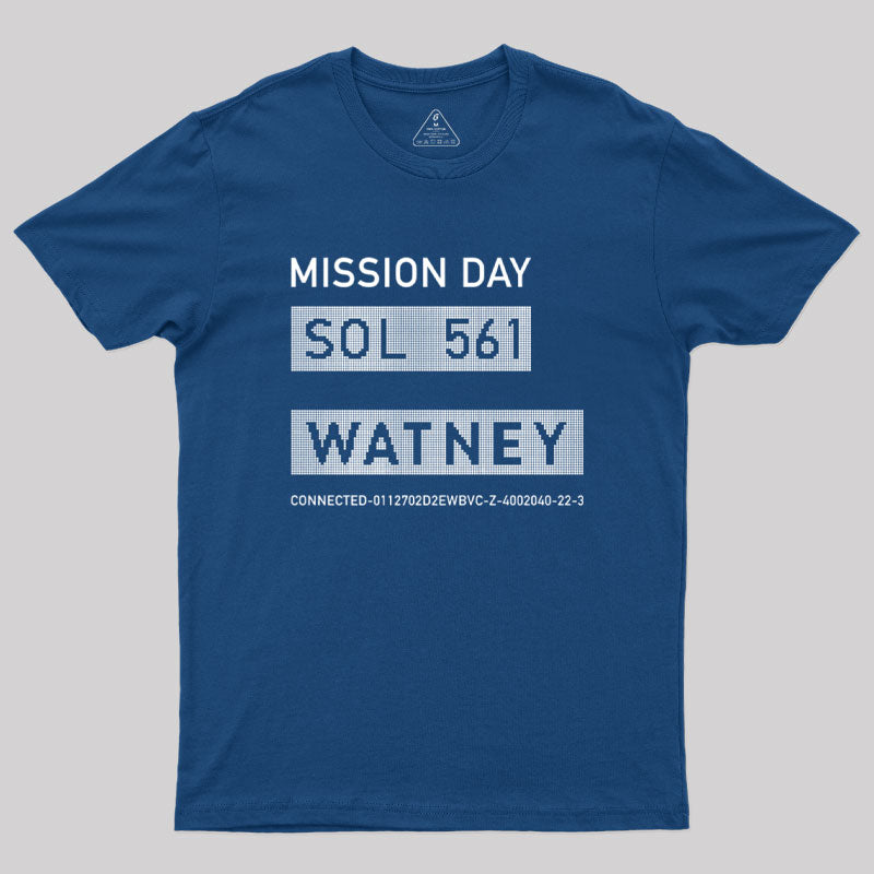 The Martian Watney Emblem Geek T-Shirt