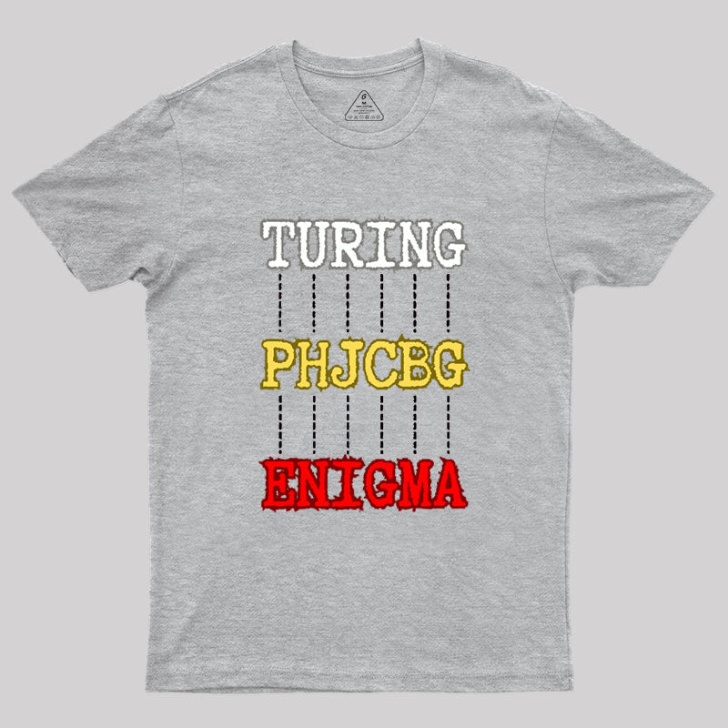 Turing and Enigma Geek T-Shirt