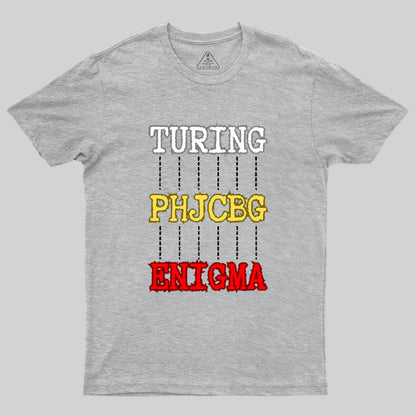 Turing and Enigma Geek T-Shirt