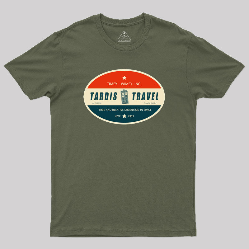 Tardis Travel Geek T-Shirt